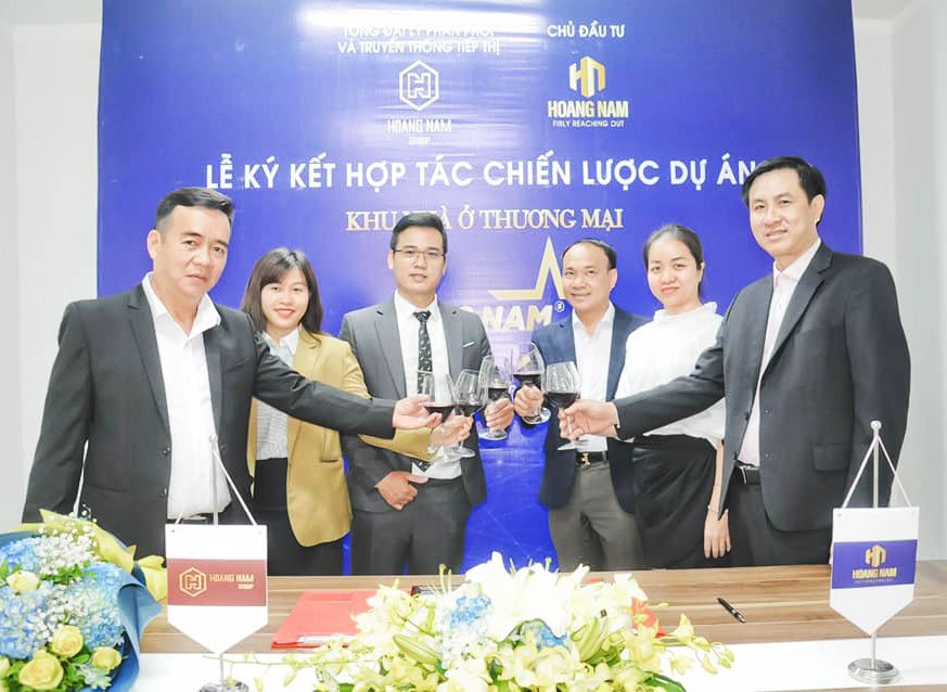 Lễ ký kết hợp tác chiến lược dự án khu nhà ở thương mại của Hoàng Nam Group