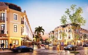 Phối cảnh 3D dự án nhà phố Royal Town tại Dĩ An Bình Dương