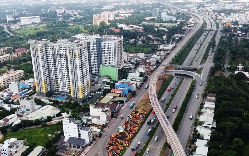 Kết nối giao thông vô cùng thuận tiện tại dự án căn hộ Dĩ An của Kim Oanh
